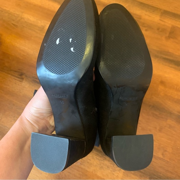 Zara basic NWT over the knee boots. Black euro 35 USA 4.5/5 women’s gold trim - Picture 7 of 15